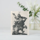 Peasant Couple Dancing by Albrecht Durer Briefkaart (Staand voorkant)