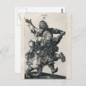 Peasant Couple Dancing by Albrecht Durer Briefkaart (Voorkant / Achterkant)