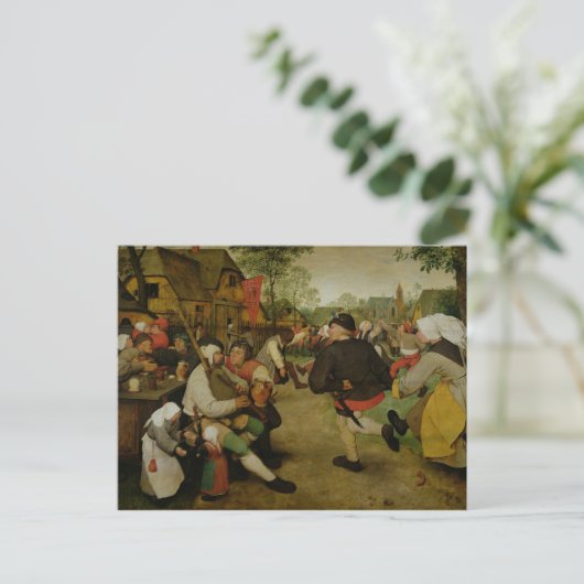 Peasant Dance, 1568 Briefkaart (Staand voorkant)