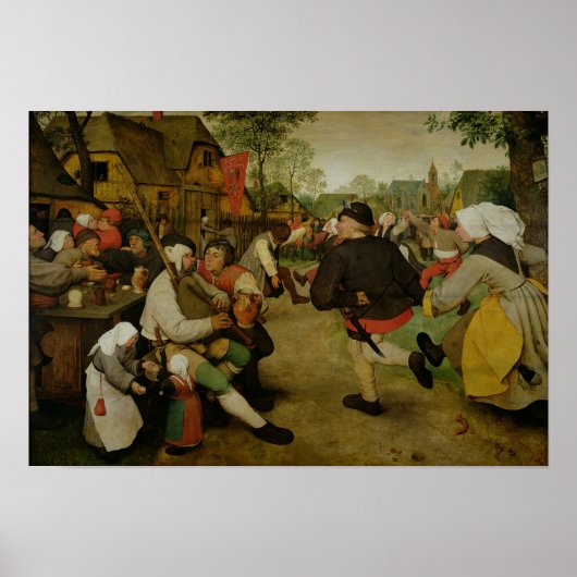 Peasant Dance, 1568 Poster (Voorkant)