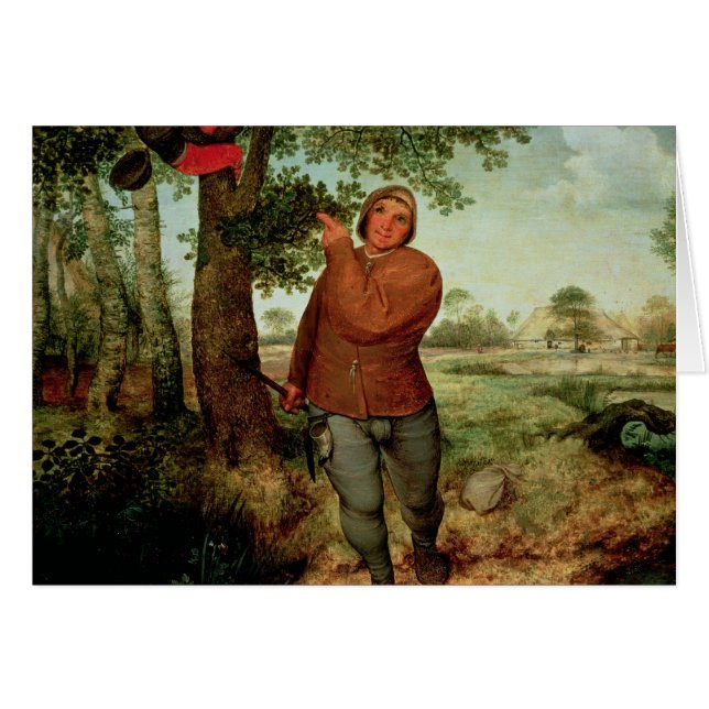 Peasant en Birdnester, 1568 (Voorkant Horizontaal)