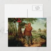 Peasant en Birdnester, 1568 Briefkaart (Voorkant / Achterkant)