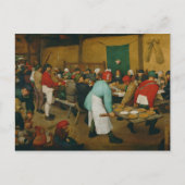 Peasant Wedding , 1568 Briefkaart (Voorkant)