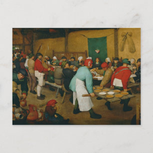 Peasant Wedding , 1568 Briefkaart