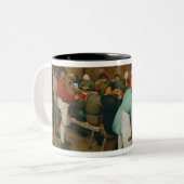 Peasant Wedding , 1568 Tweekleurige Koffiemok (Voorkant links)