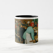 Peasant Wedding , 1568 Tweekleurige Koffiemok (Center)