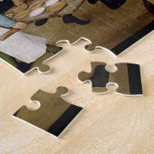 Peasant Wedding by Peiter Breugel the Elder 1567 Legpuzzel (Zijkant)