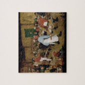 Peasant Wedding by Peiter Breugel the Elder 1567 Legpuzzel (Verticaal)