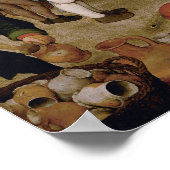 Peasant Wedding by Pieter Bruegel the Elder Poster (Hoek)