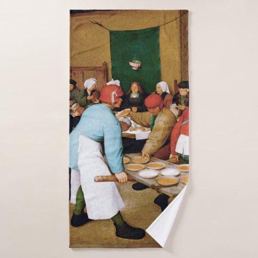 Peasant Wedding, Pieter Bruegel Badhanddoek (Badhanddoek)