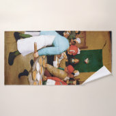 Peasant Wedding, Pieter Bruegel Badhanddoek (Badhanddoek)