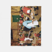 Peasant Wedding, Pieter Bruegel Fleece Deken (Voorkant)