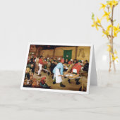 Peasant Wedding, Pieter Bruegel Kaart (Gele Bloem)