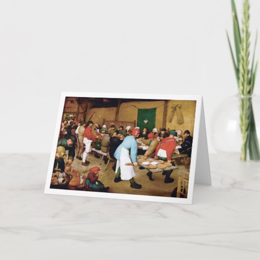 Peasant Wedding, Pieter Bruegel Kaart (Voorkant)