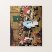 Peasant Wedding, Pieter Bruegel Legpuzzel (Verticaal)