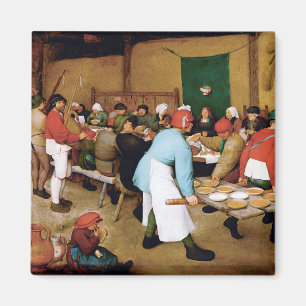 Peasant Wedding, Pieter Bruegel Magneet
