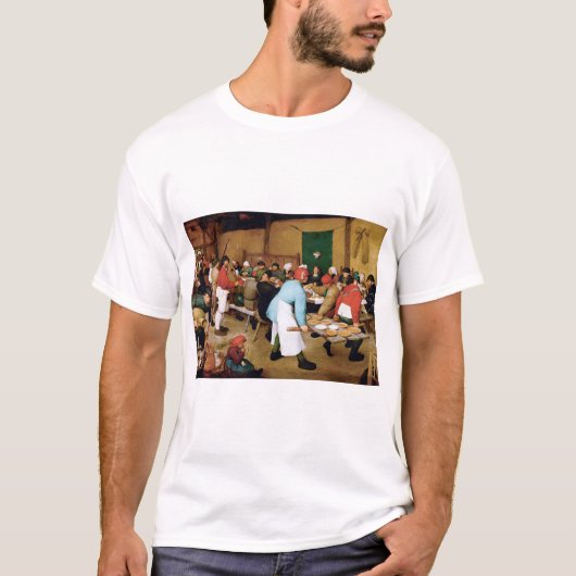 Peasant Wedding, Pieter Bruegel T-shirt (Voorkant)