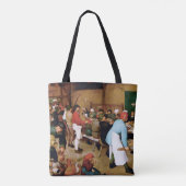 Peasant Wedding, Pieter Bruegel Tote Bag (Achterkant)