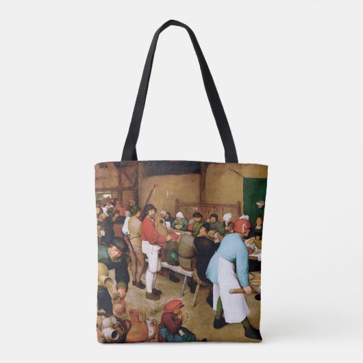 Peasant Wedding, Pieter Bruegel Tote Bag (Achterkant)