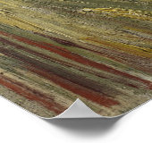 Peasant Woman Binding Sheaves door Vincent Van Gog Poster (Hoek)