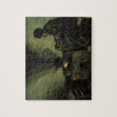 Peasant Woman door Fireplace door Vincent van Gogh Legpuzzel (Verticaal)