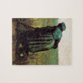 Peasant Woman graven door Vincent van Gogh Legpuzzel (Horizontaal)