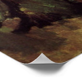 Peasant Woman graven door Vincent van Gogh Poster (Hoek)