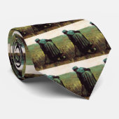 Peasant Woman graven door Vincent van Gogh Stropdas (Opgerold)