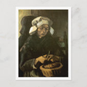 Peasant Woman Peeling Potates Vincent van Gogh Briefkaart (Voorkant)