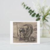 Peasant Woman Planting Beets, Vincent van Gogh Briefkaart (Staand voorkant)
