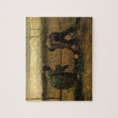 Peasant Woman Planting Potato door Vincent van Gog Legpuzzel (Verticaal)