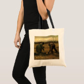 Peasant Woman Planting Potato door Vincent van Gog Tote Bag (Voorkant (product))
