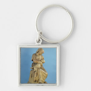 Peasant Woman voedt haar kind Sleutelhanger