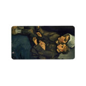 Peasant Woman with Child on her Lap, 1885 by Vince Etiket (Voorkant)