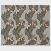 Peasants and Pink Ribbons Cadeaupapier (Vlak)