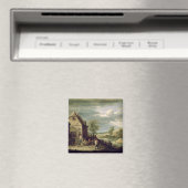 Peasants die Boules spelen Magneet (Insitu (Vaatwasser))