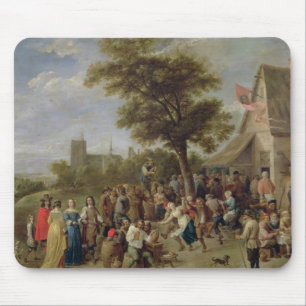 Peasants Merry-Making, c.1650 (olie op doek) Muismat