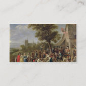 Peasants Merry-Making, c.1650 (olie op doek) Visitekaartje (Achterkant)