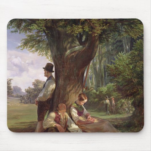 Peasants met een Siesta, 1841 Muismat (Voorkant)
