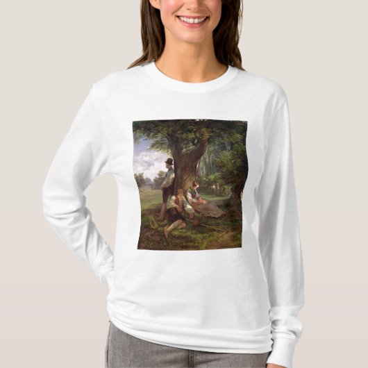 Peasants met een Siesta, 1841 T-shirt (Voorkant)
