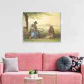 Peasants Resting Canvas Afdruk (Insitu (Woonkamer))