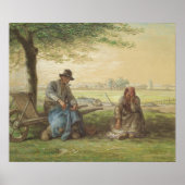 Peasants Resting Poster (Voorkant)