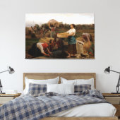 Peasers die Rapeseed_GC Canvas afdrukken (Insitu (Slaapkamer))