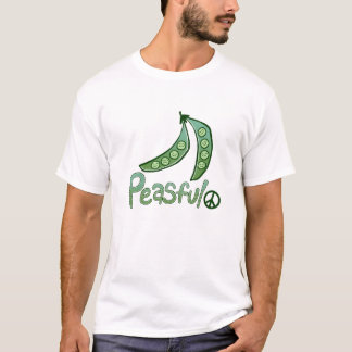 Peasful Vegan Mannen T-shirt