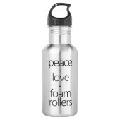 Peave Love Foam Rollers Waterfles (Voorkant)