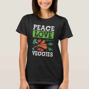 Peave Love Veggies Veganisme T-shirt