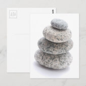pebbelsculptuur briefkaart (Voorkant / Achterkant)