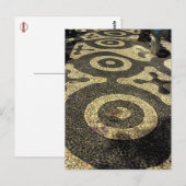 Pebble Art Footpath : Funchal, Madeira (Portugal) Briefkaart (Voorkant / Achterkant)