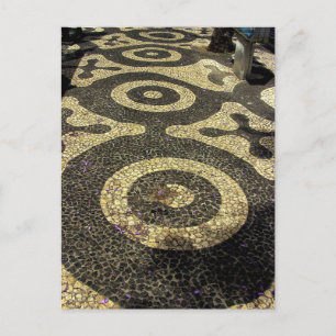 Pebble Art Footpath : Funchal, Madeira (Portugal) Briefkaart