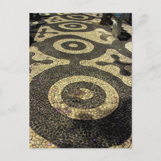 Pebble Art Footpath : Funchal, Madeira (Portugal) Briefkaart (Voorkant)